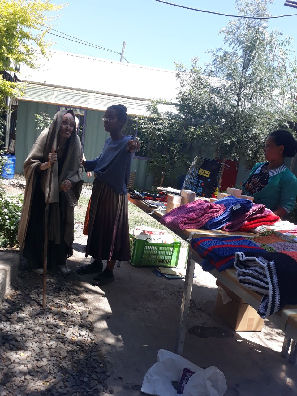 Clothing and textile support