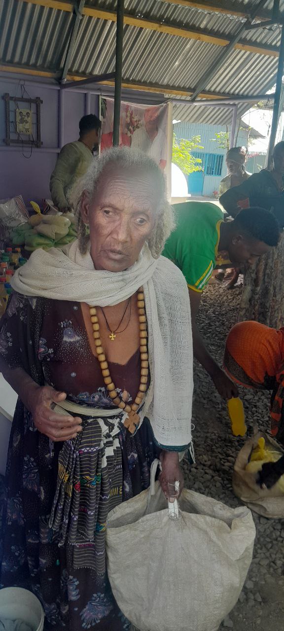 Elder participating in community activities